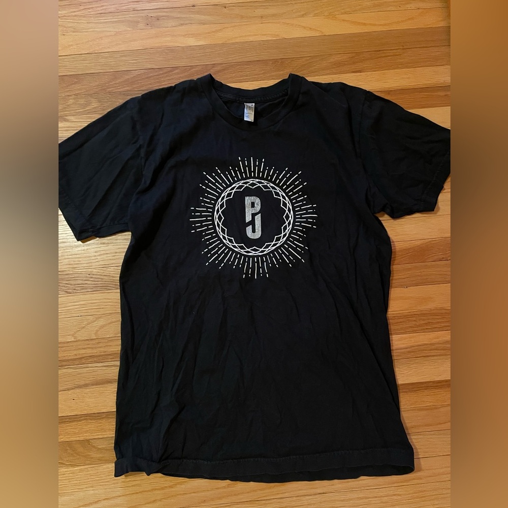 Pearl Jam Ten Club Black Tshirt Adult M